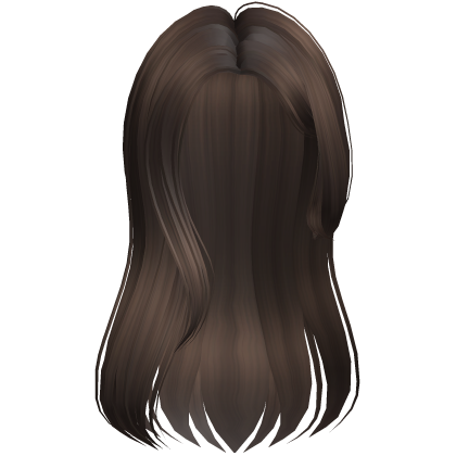 Basic Chic Shoulder Hair (Brown) Roblox item