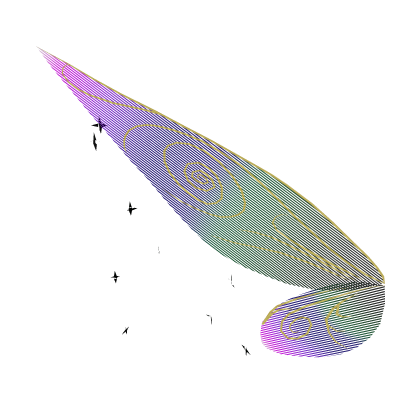 [fly animation] Poison Tinkerbell Pixie Wings (L) Roblox item