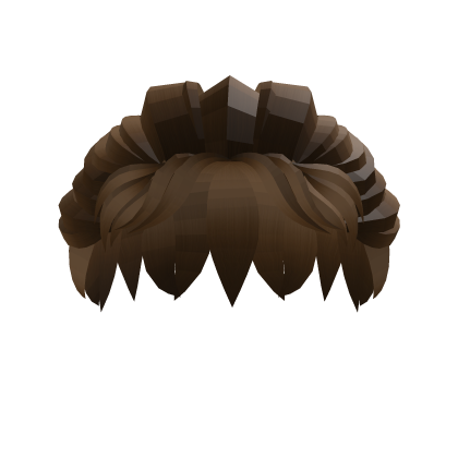 Long brown hair compatible with hats