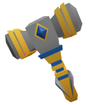 Blue and Gold Luxury Hammer