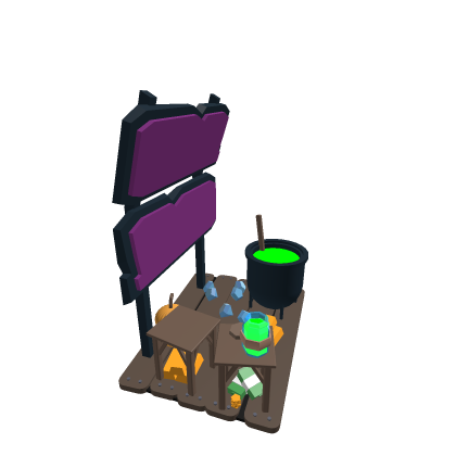 Pls Donate Custom Stand | Witch