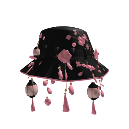 Pink Blossom Bucket Hat Roblox item