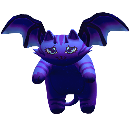 Cute Kawaii Galaxy Devil Angel Flying Cat Kitten
