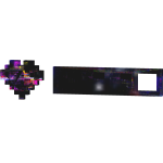 Animated Glitch Colourful 8-Bit Hp Bar