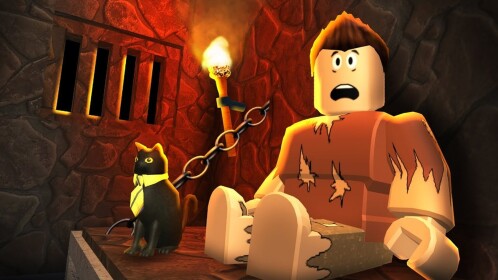 ⛓️ Kabur dari DUNGEON Obby