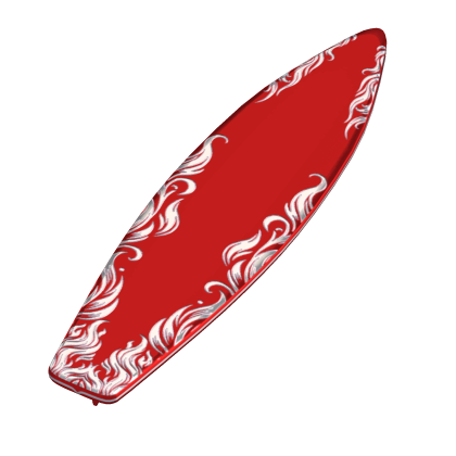 Rideable Red Flame Surfboard Roblox item