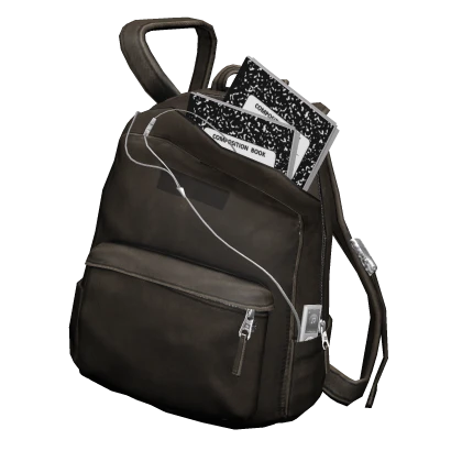 Off Shoulder Open Brown Backpack 1.0 | Roblox Item - Rolimon's
