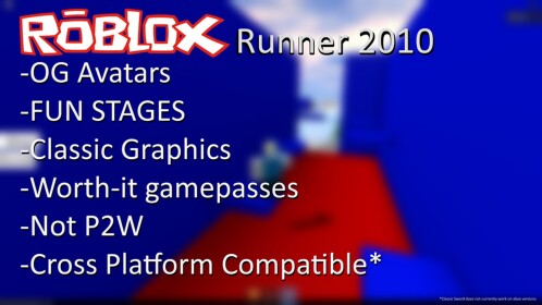 Roblox Runner 2010 (Classic Remake)