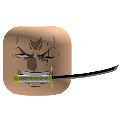 Anime Swordsman Pirate Face! (With Sword) Roblox item