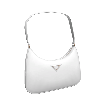 White Nylon Shoulder Bag Roblox item