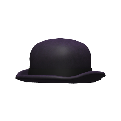 Beige Bowler Hat w/Black Band Roblox item