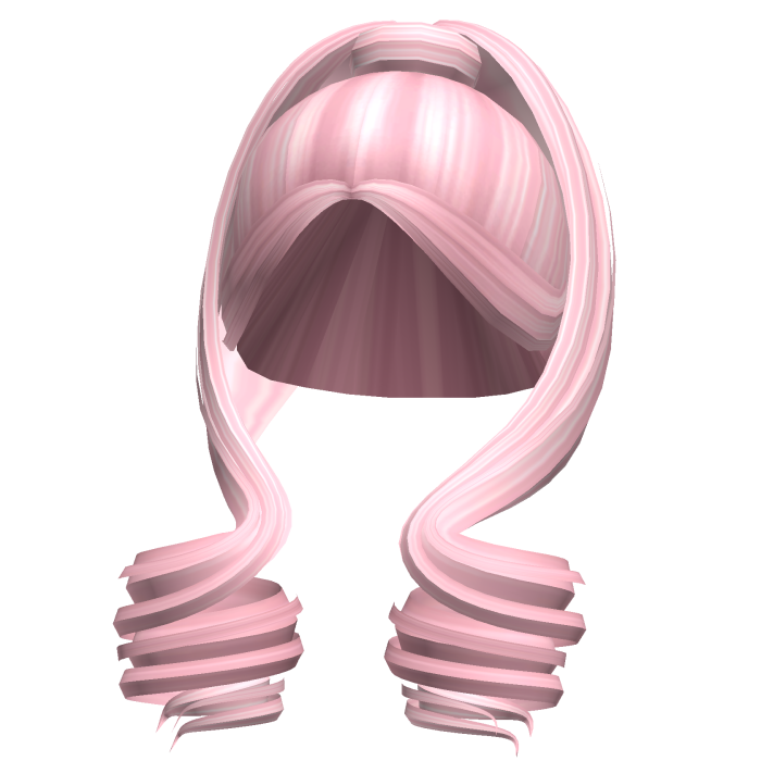 -',ৎ High Elegant Prom Ponytail in Pink