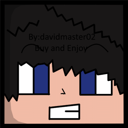 Minecraft head -Skin owned by:davidmaster02 Roblox decal