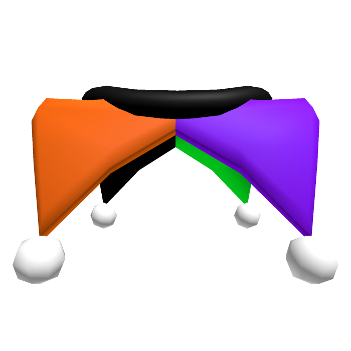 Halloween Jester Collar (Green Purple Orange)