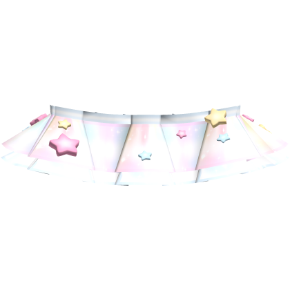 kawaii rainbow pink star sailor skirt