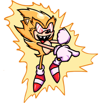 Fleetway Super Sonic (FNF) Roblox decal