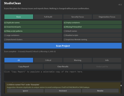 StudioClean preview 2