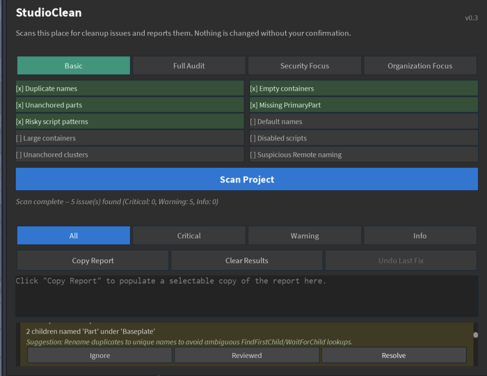 StudioClean preview 2