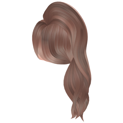 Voluminous Over The Shoulder Hair In Pink Rose 
