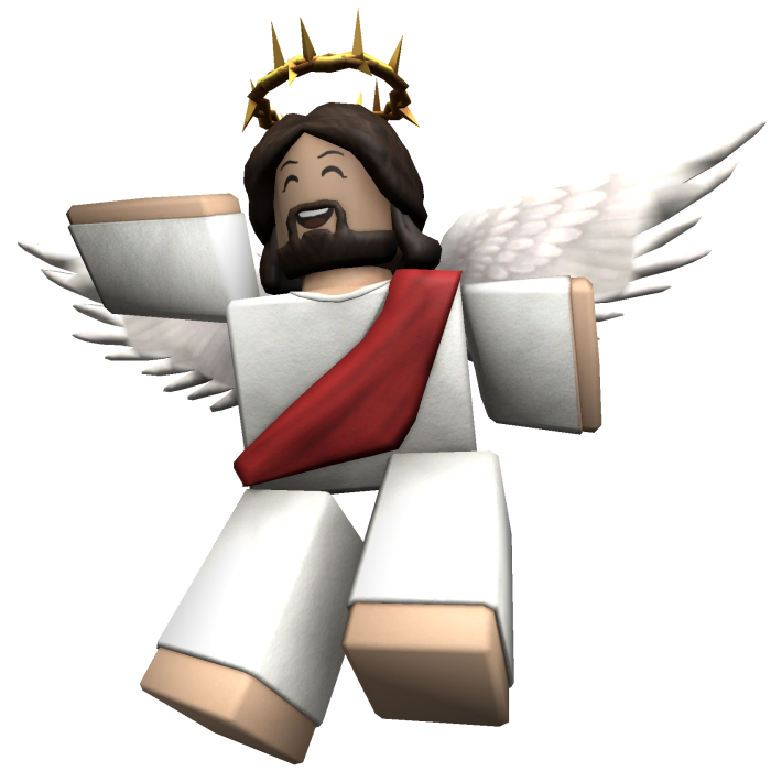 Jesus Happy Angel Buddy (Right Shoulder)