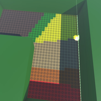 the colored spawnpoints