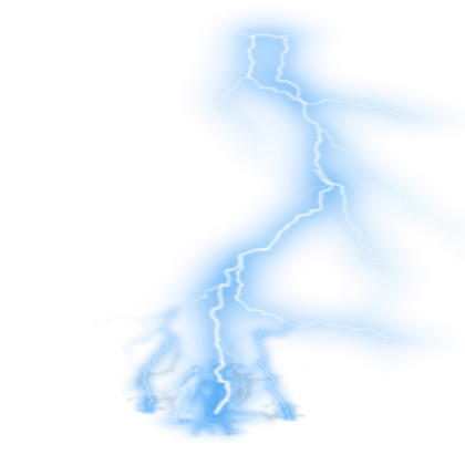 transparent!! lightning-bolt Roblox decal