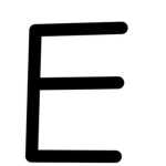 for the E