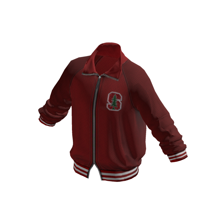 Stanford University Blue Vintage College Jacket