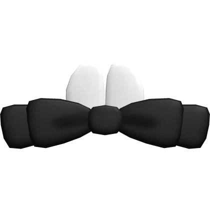 Bunny Ribbon Bow Hairclip in Black | Roblox Item - Rolimon's