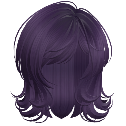 Scene 2000s Darling Wolfcut Purple Roblox item