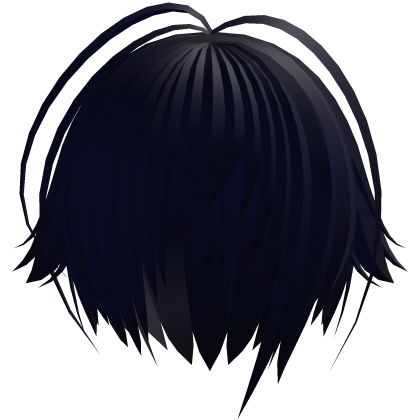 Ი𐑼 blue flared wispy tufts hair