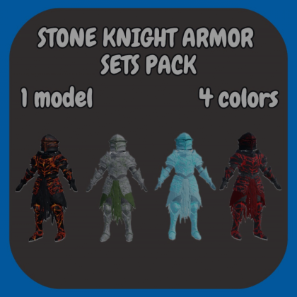 [Layered] Stone knight armor sets
