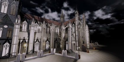 Advanced Gothic Roblox Cathedral Building Pack preview 4