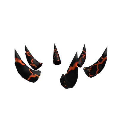 Crimson Cracked Horn Crown Roblox item