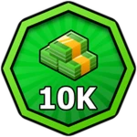 10K Cash Roblox badge thumbnail