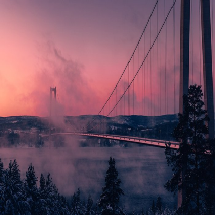 Pink Skies & Bridge Roblox decal