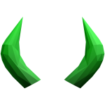 Green Shiny Horns