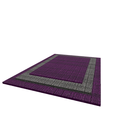 Purple And White Rug
