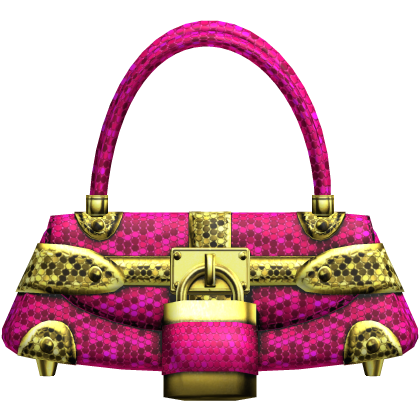Mcbling Y2k Lock Purse (Pink&Gold) - Roblox