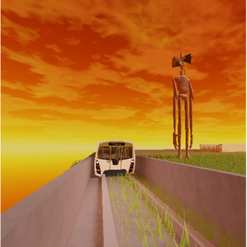 Siren Head [scp] and train