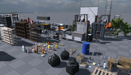 Realistic Grocery/Store Decoration Props Pack preview 2