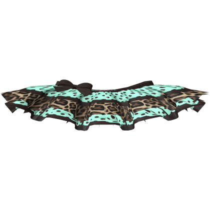 ♡ mint chocolate leopard skirt tutu gyaru scene xd Roblox item