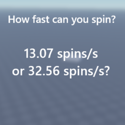 How fast can you spin?