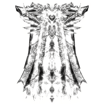 White Glowing Emission Cape
