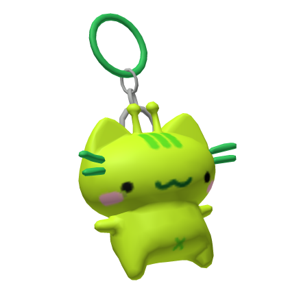 Gnarpy Alien Cat Keychain