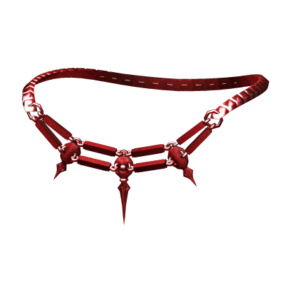 -',ৎ Metal Edgy Red Shard Necklace (1.0)