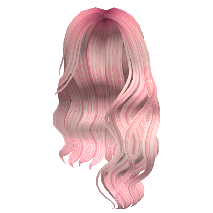 Messy Summer Hair in Pink Roblox item