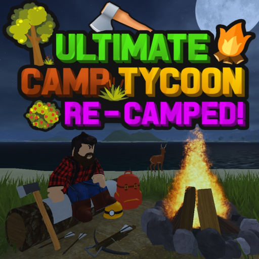 Ultimate Camp Tycoon RE-CAMPED! official Roblox game thumbnail