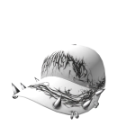 VenomSpikes Cap (White And Black)