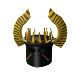 Gilded Black Knight Helm
